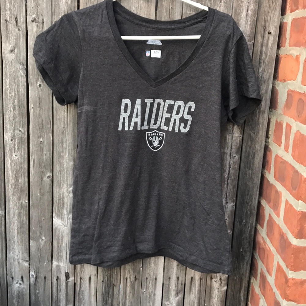 NFL Raiders Gray short sleeve t-shirt size-XL